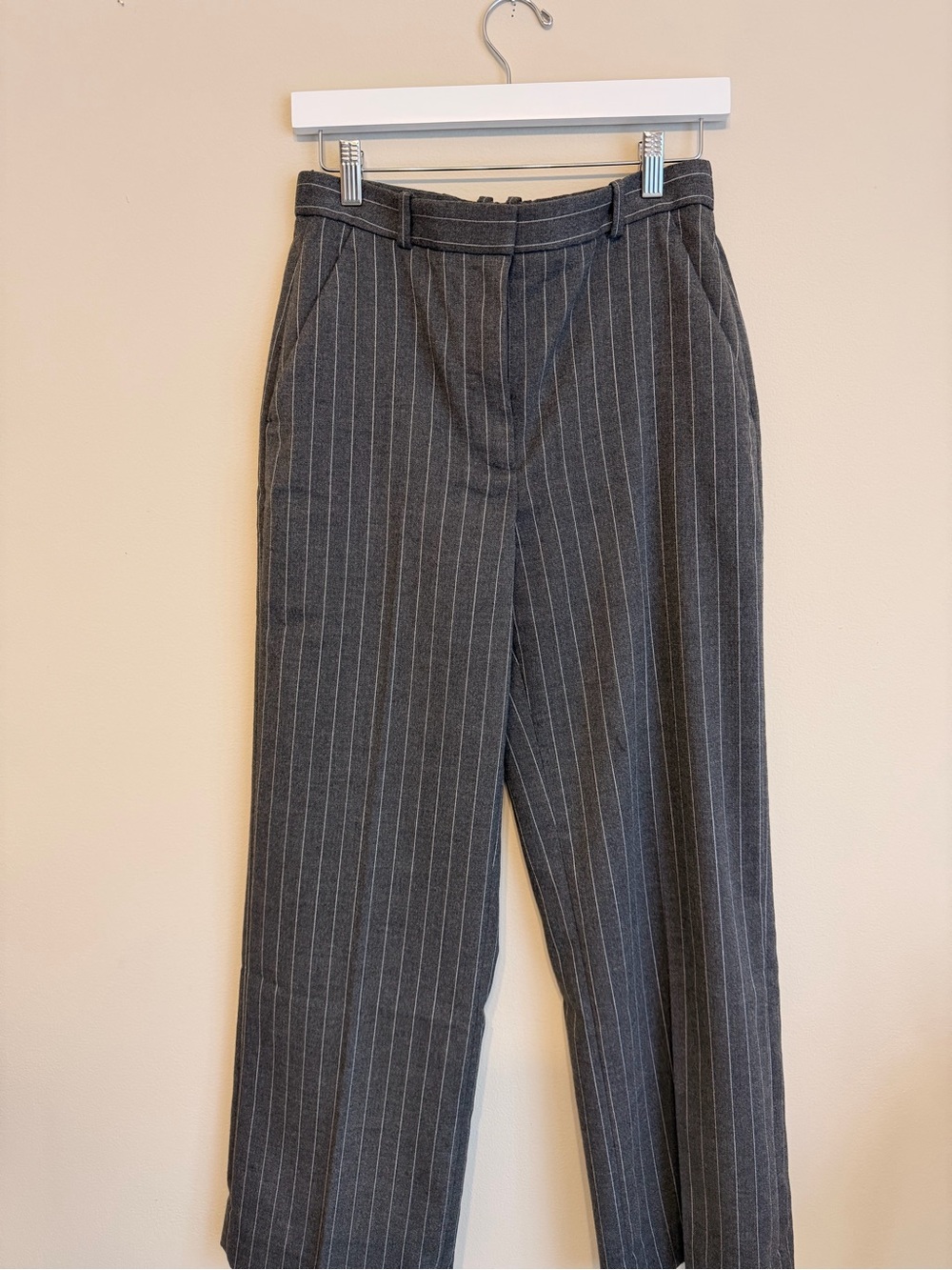 Abercrombie & Fitch Charcoal Gray Pinstripe Suit Pants
